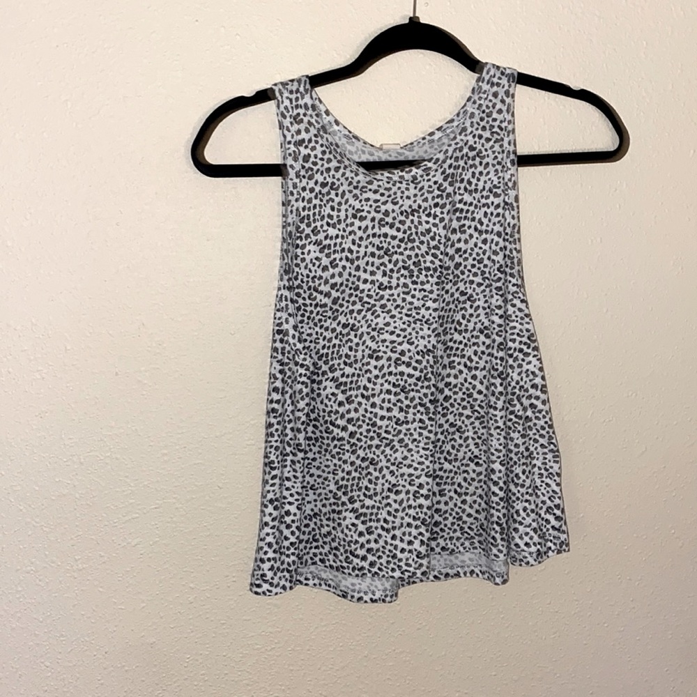 cheetah print tank top